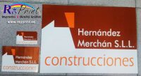 Pegatinas y vinilo para Construcciones Hernández Merchán
