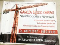 Lonas para García Egido Obras